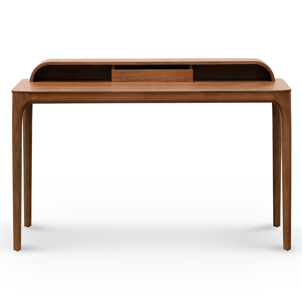 Wooden Milano Home Office Desk - Walnut