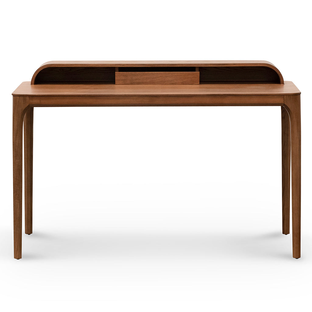 Wooden Milano Home Office Desk - Walnut