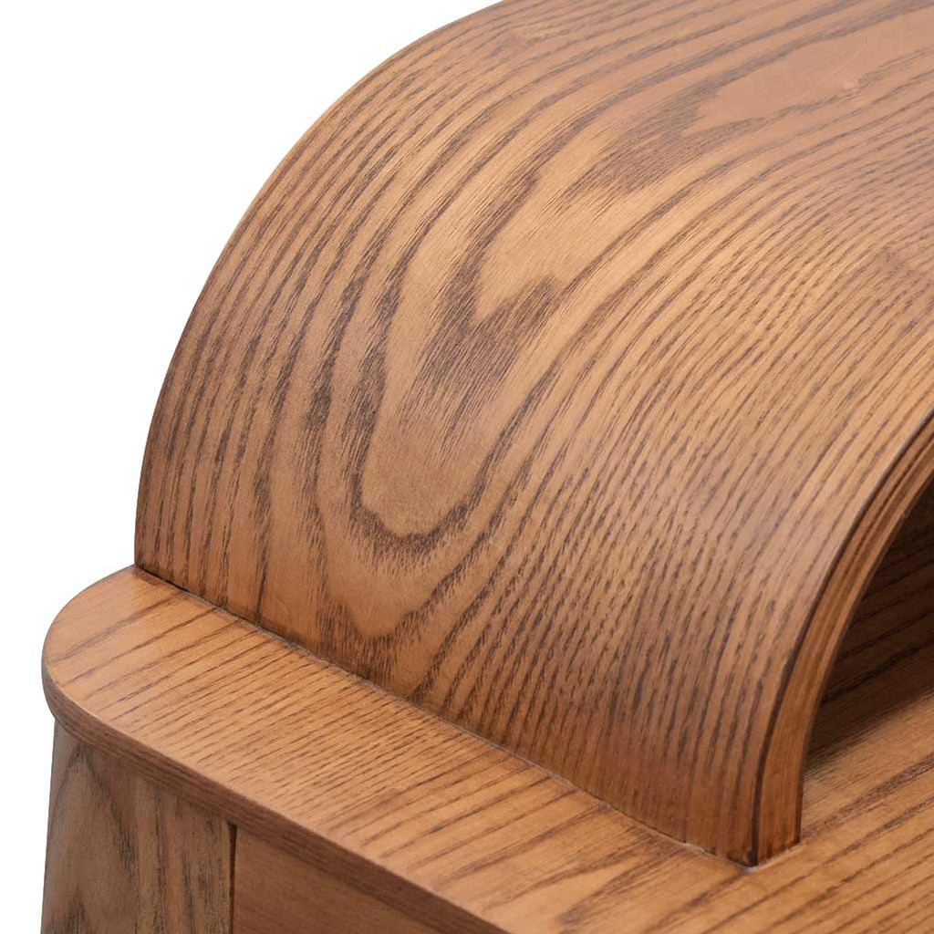 Wooden Milano Home Office Desk - Walnut