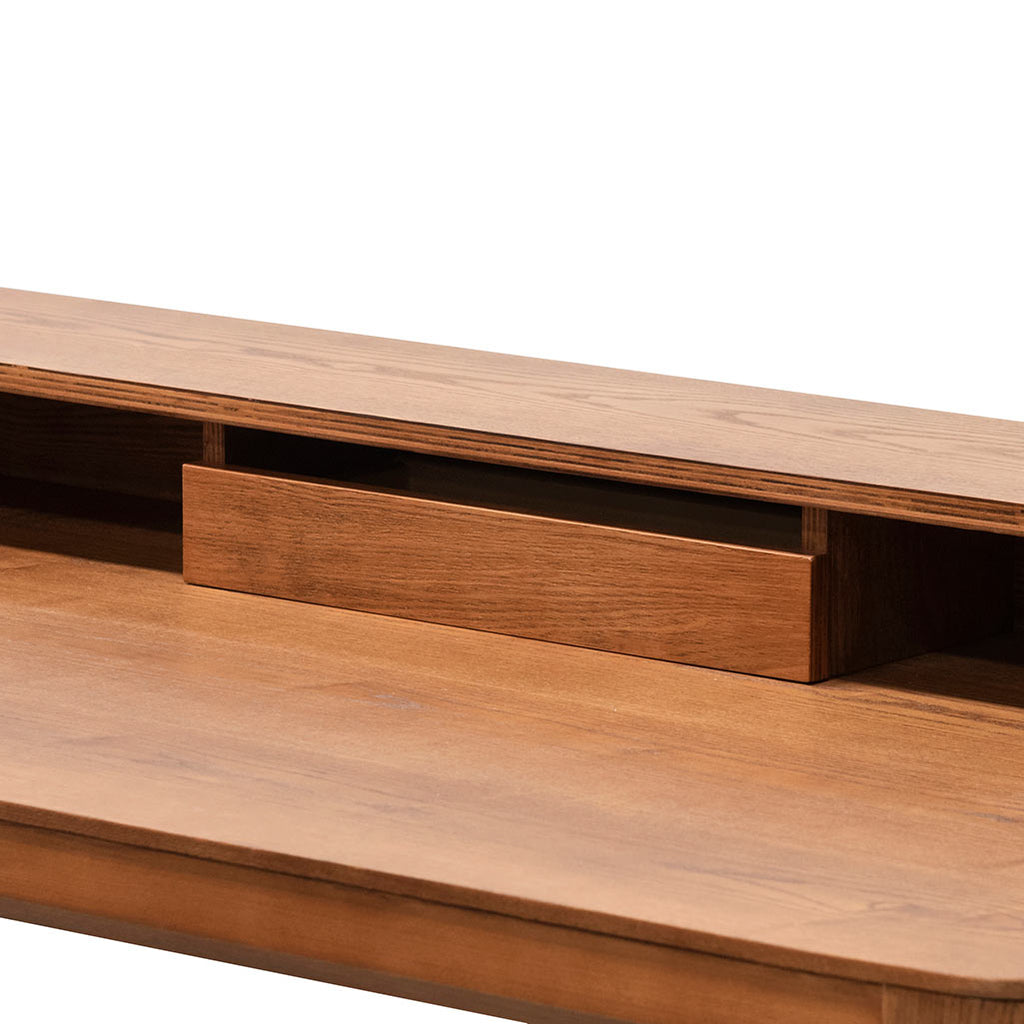Wooden Milano Home Office Desk - Walnut
