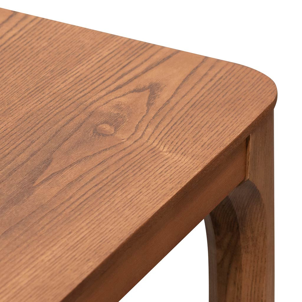 Wooden Milano Home Office Desk - Walnut