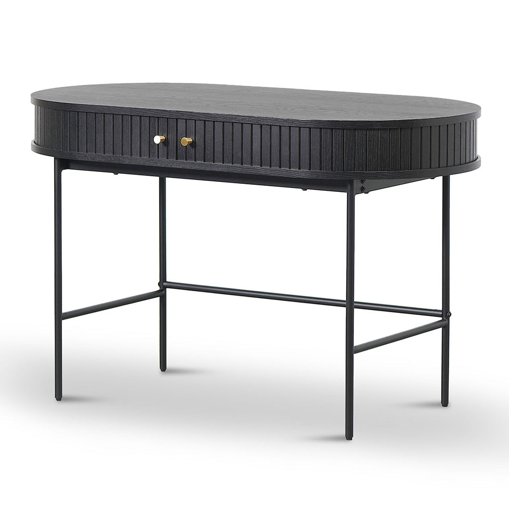 1.2m Milano Home Office Desk - Full Black