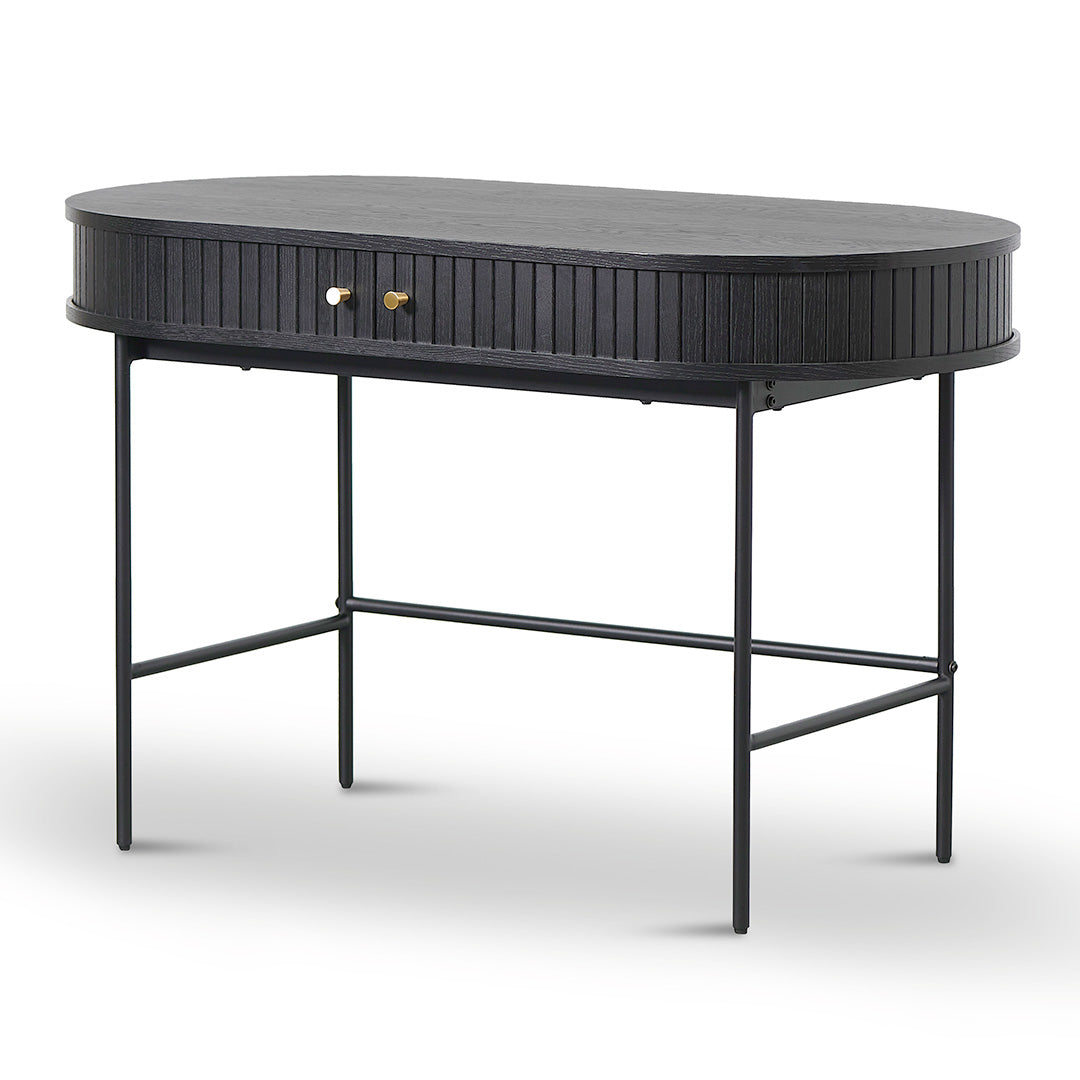 1.2m Milano Home Office Desk - Full Black