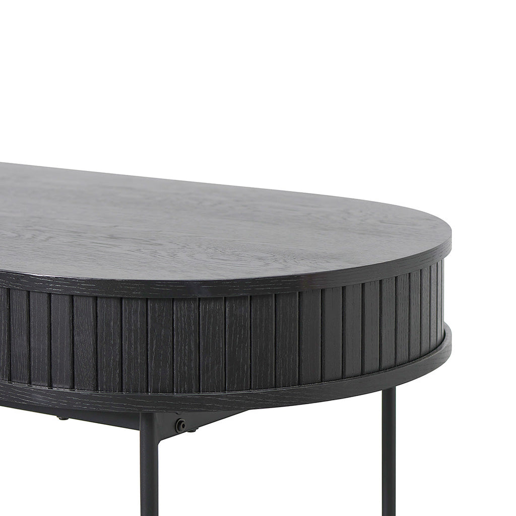 1.2m Milano Home Office Desk - Full Black