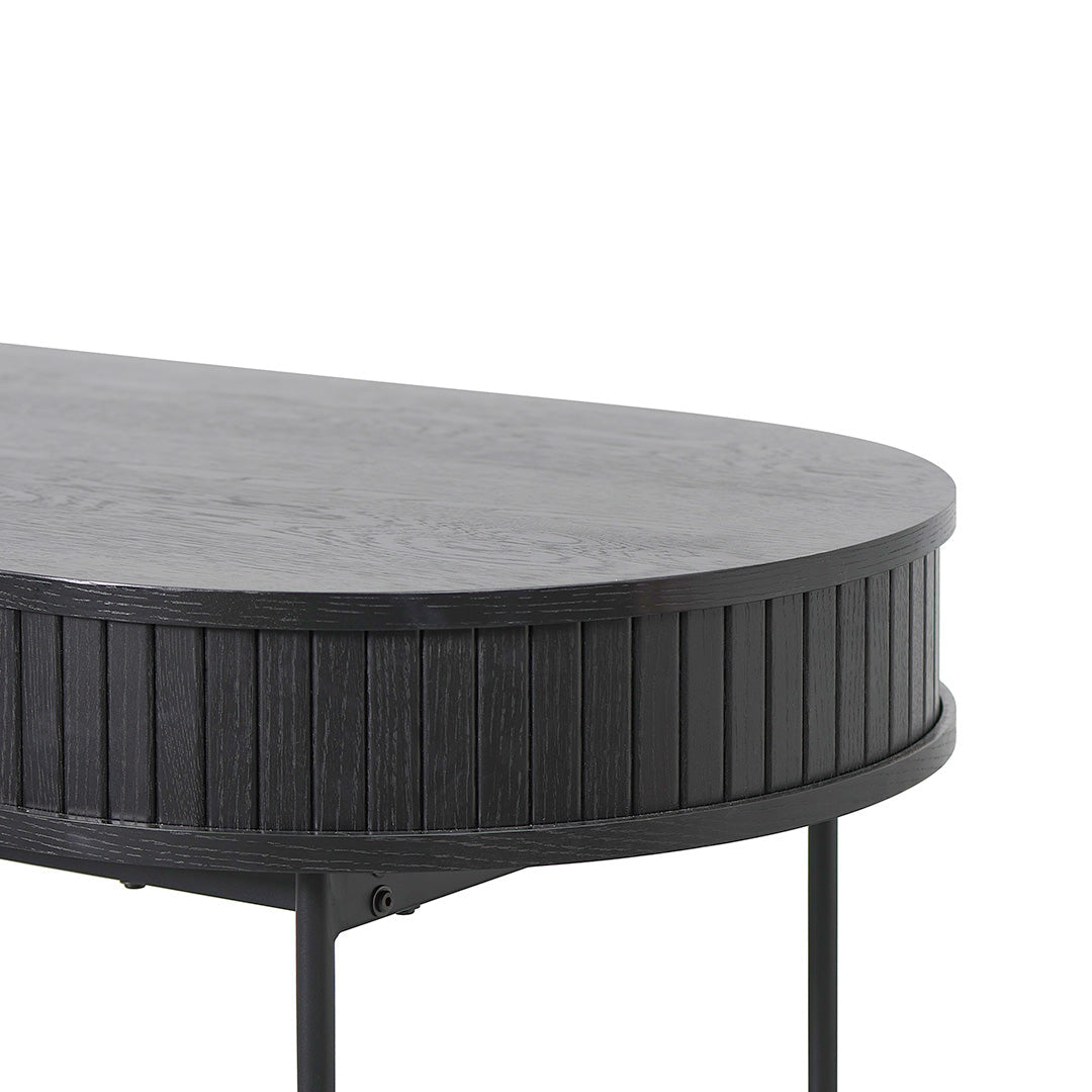 1.2m Milano Home Office Desk - Full Black