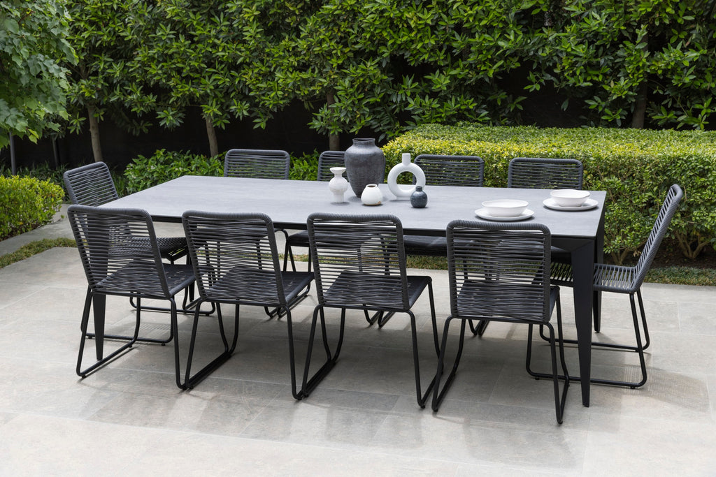 Livaro Outdoor Chair Charcoal (Set of 2)