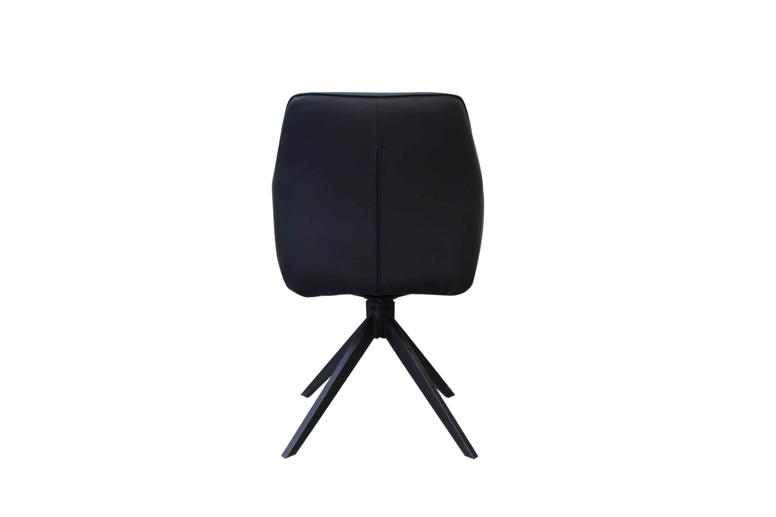 Pivot Rotation Dining Chair Black (Set of 2)
