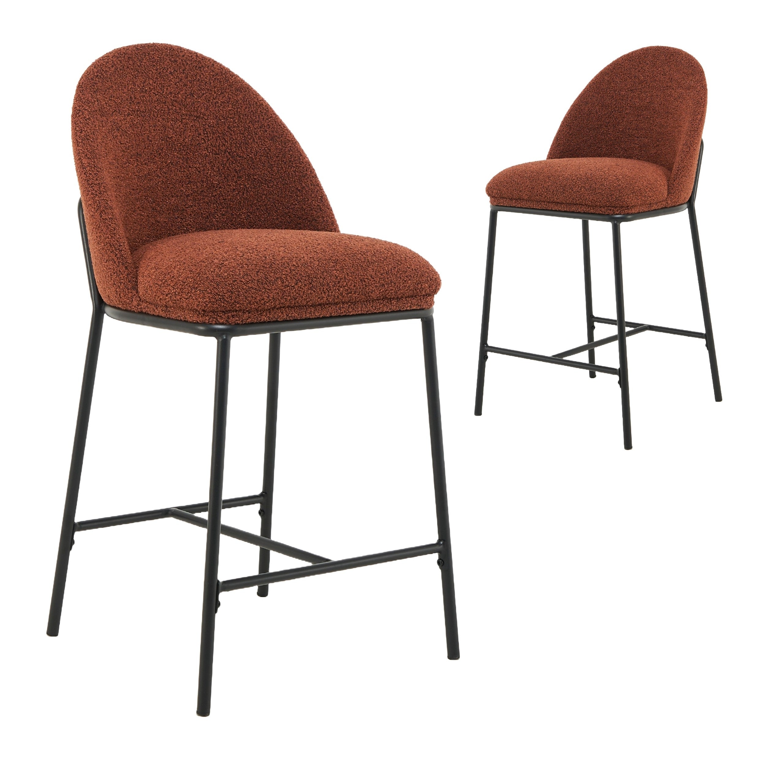 Fjordic Bar Stool Terracotta (Set of 2)