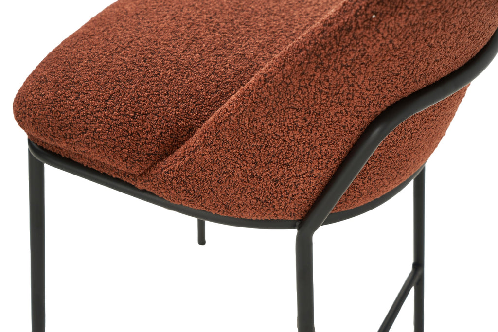 Fjordic Bar Stool Terracotta (Set of 2)