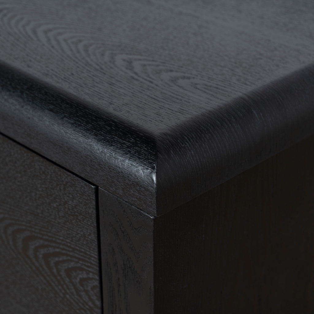 1.6m Office Desk - Full Black
