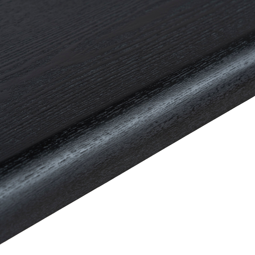 1.6m Office Desk - Full Black