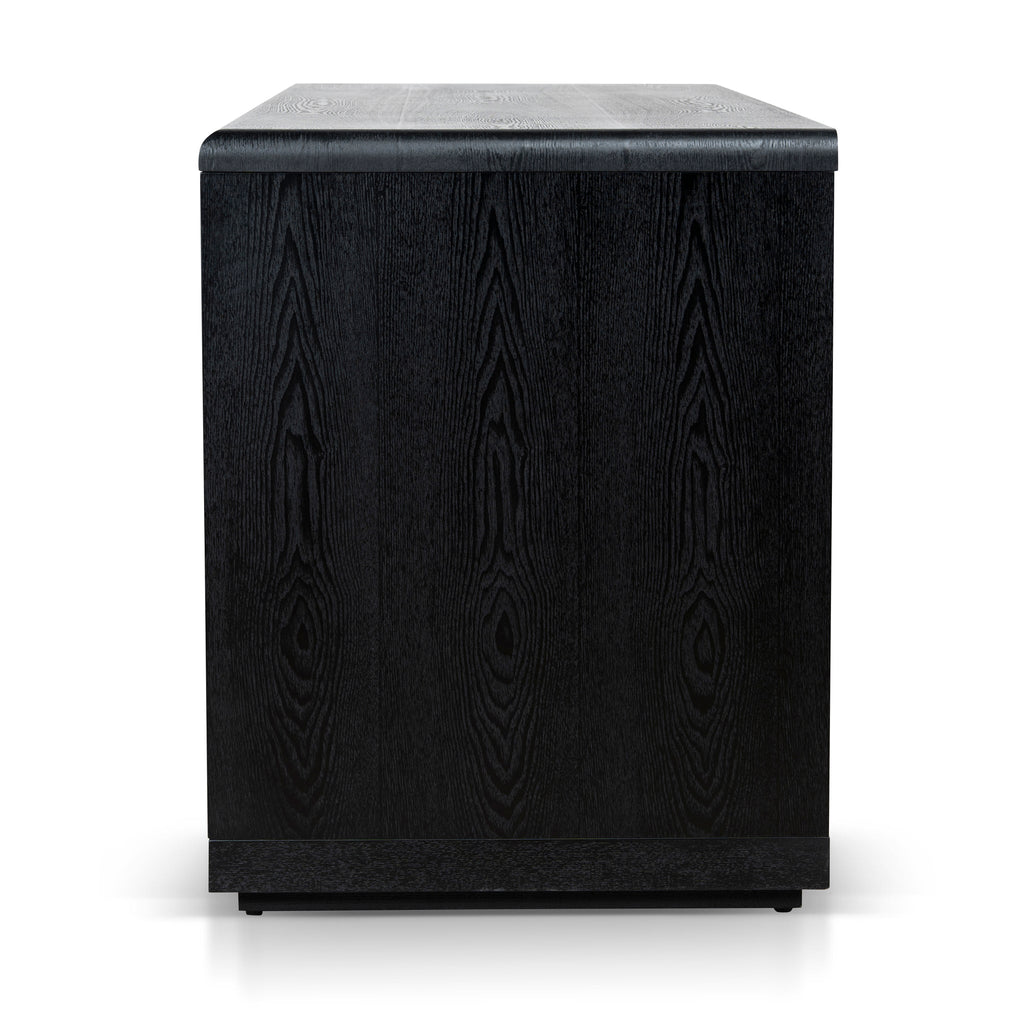 1.6m Office Desk - Full Black