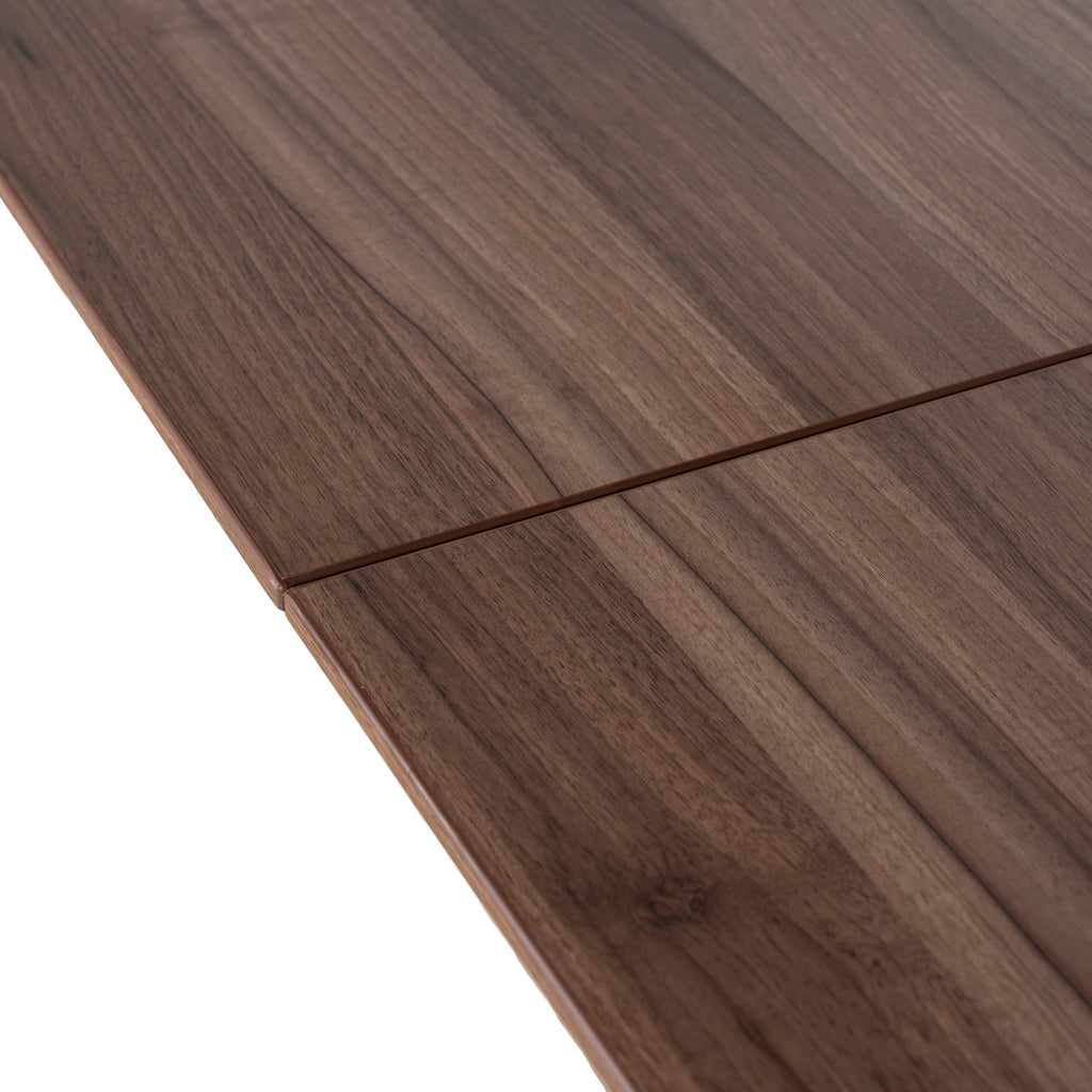 3.6m Boardroom Siena Meeting Table - Walnut Top With Black Legs