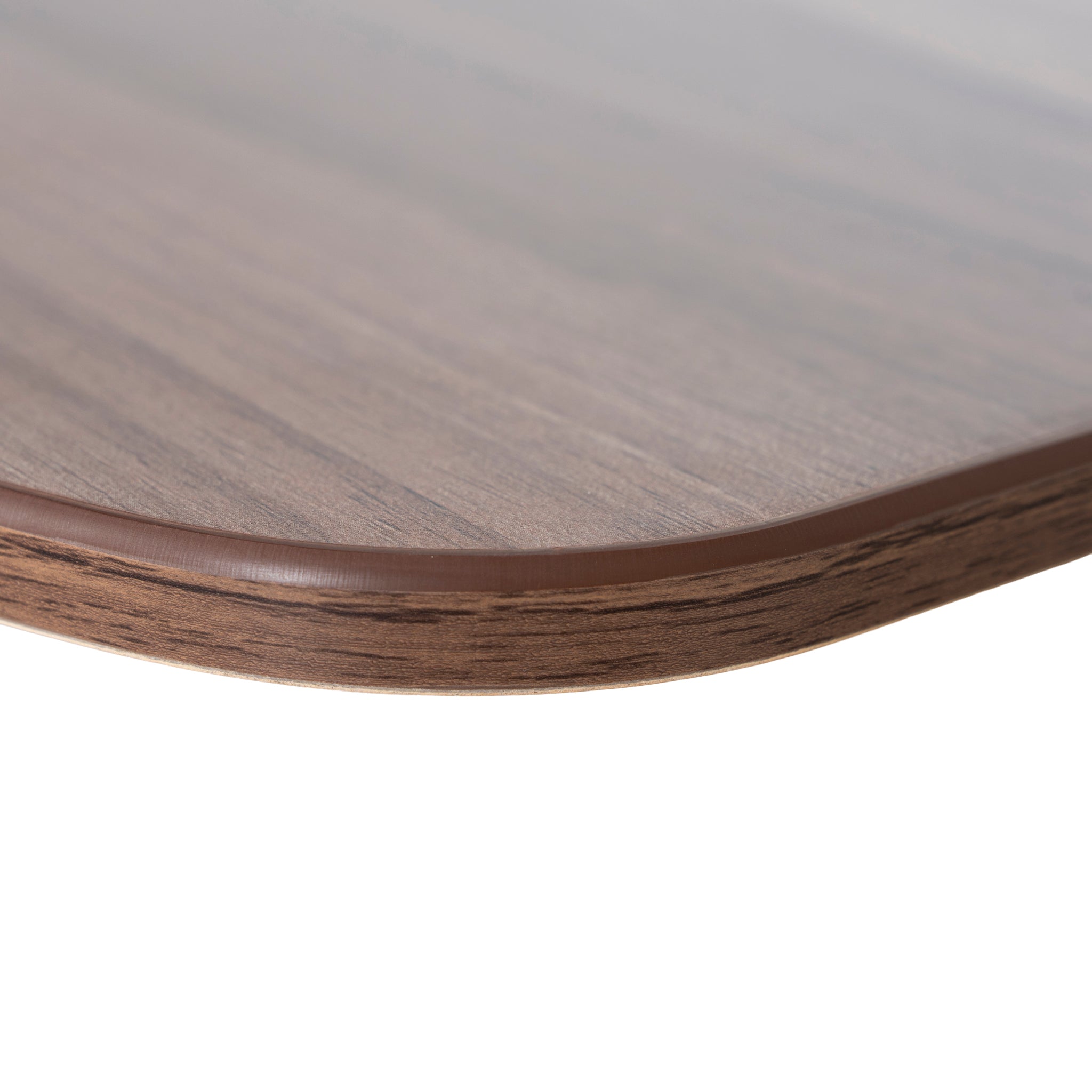 3.6m Boardroom Siena Meeting Table - Walnut Top With Black Legs