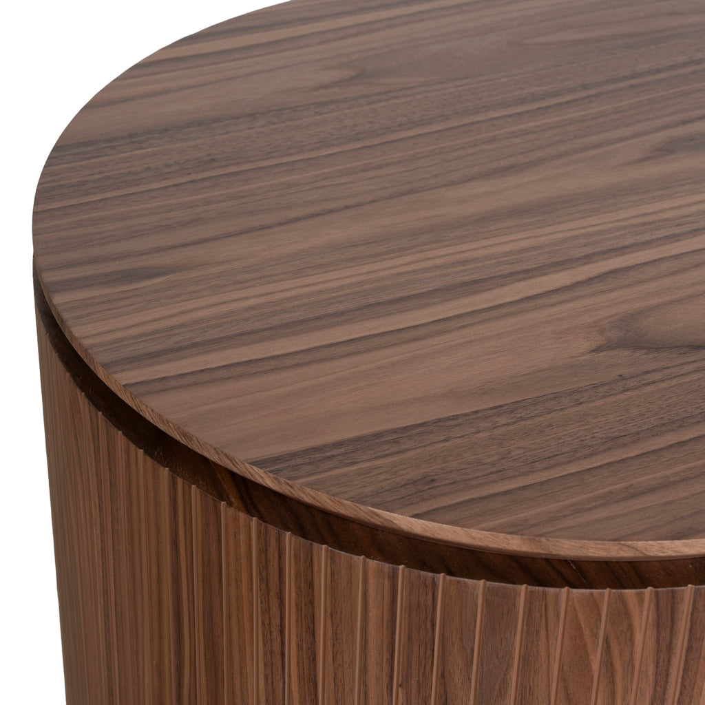 1.77m Right Drawer Office Desk - Walnut