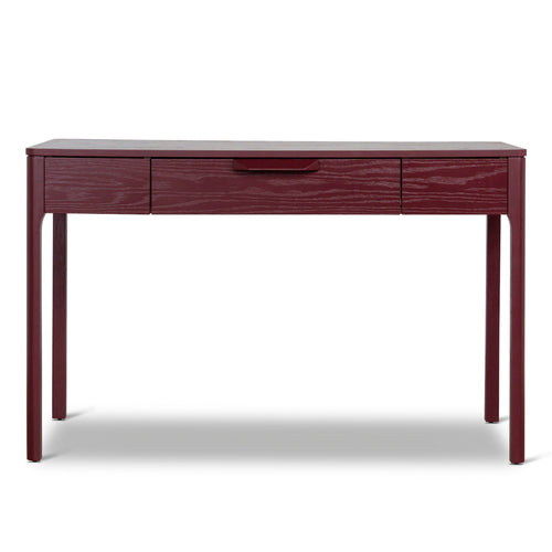 1.2m Milano Home Office Desk - Burgundy Red
