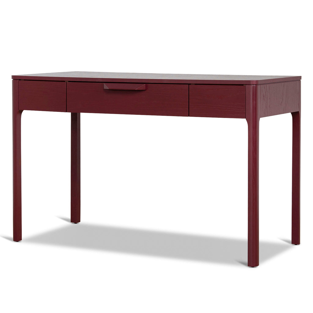 1.2m Milano Home Office Desk - Burgundy Red