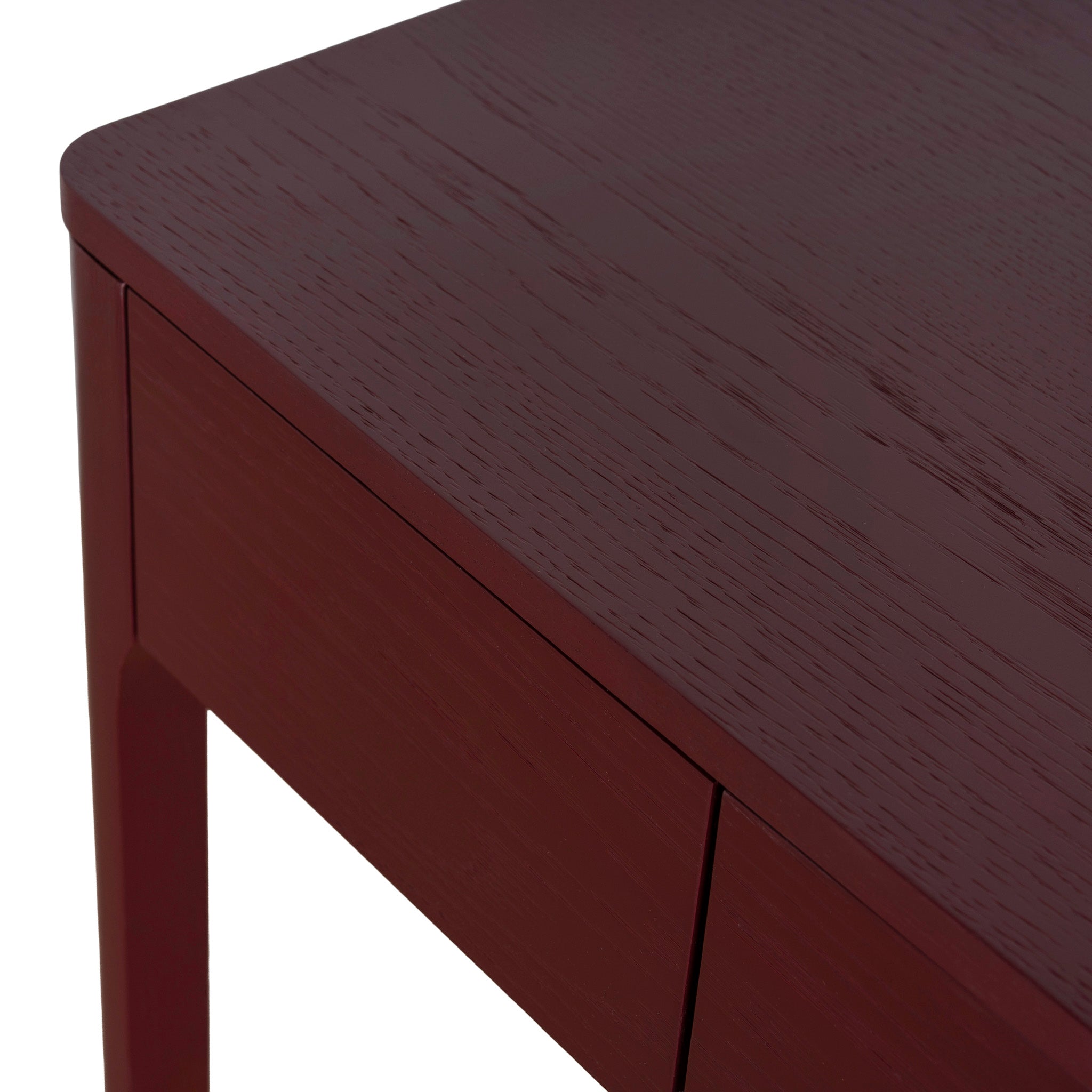 1.2m Milano Home Office Desk - Burgundy Red