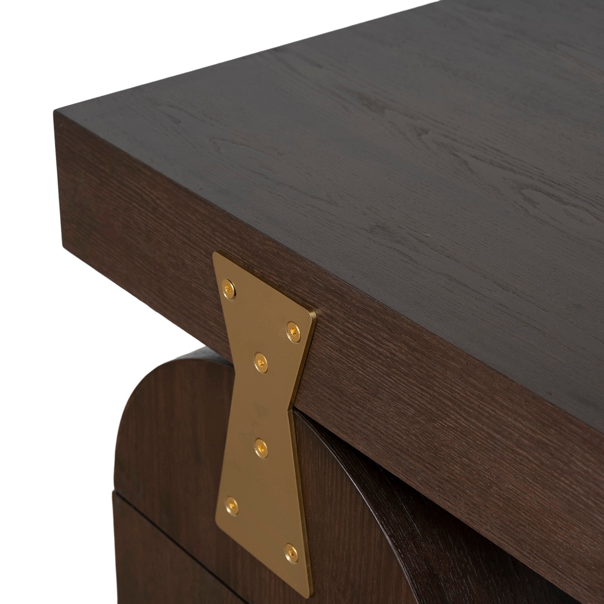 1.55m New Elm Milano Home Office Desk - Walnut