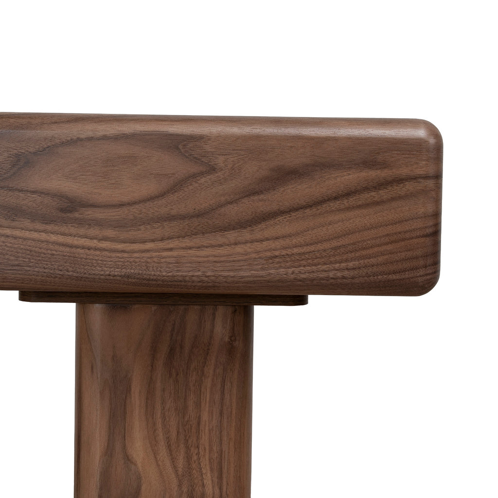 1.6m Office Desk - Walnut Veneer