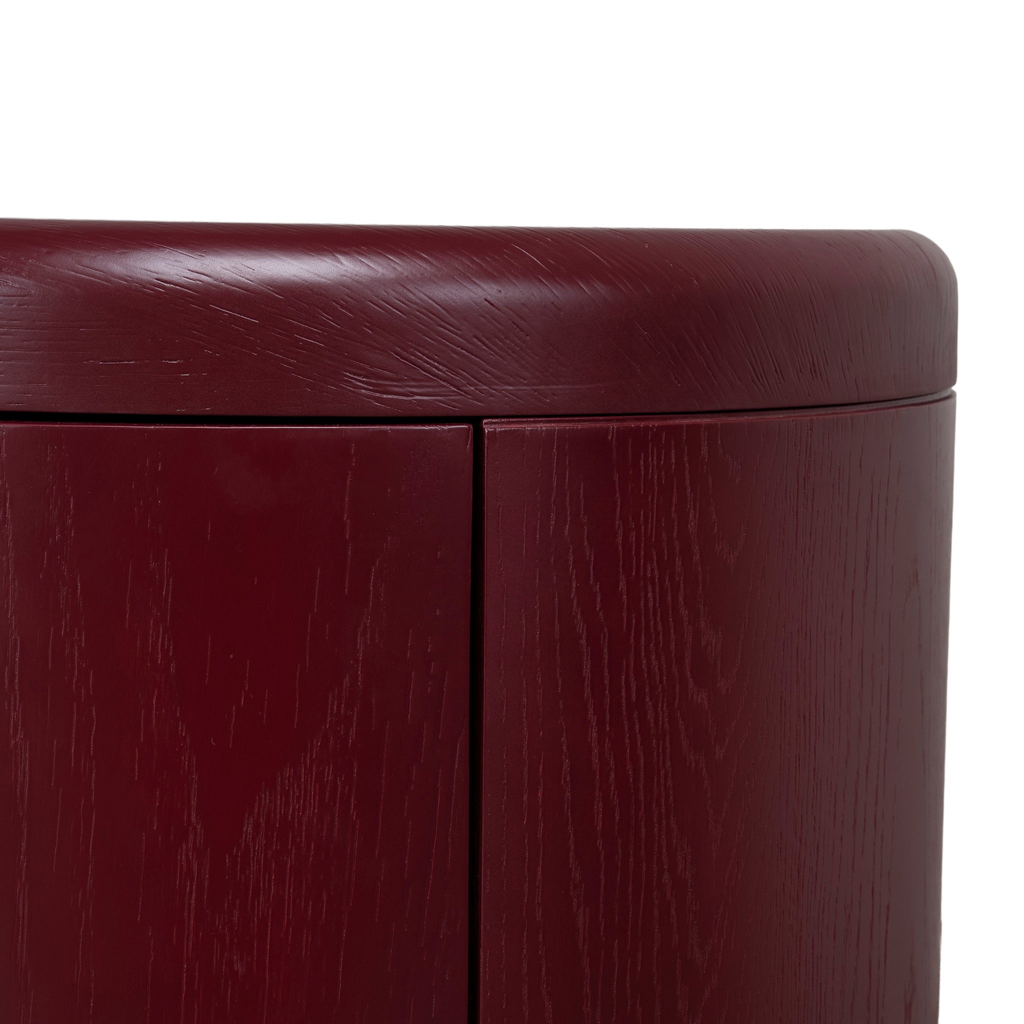 1.9m Office Desk - Burgundy Red