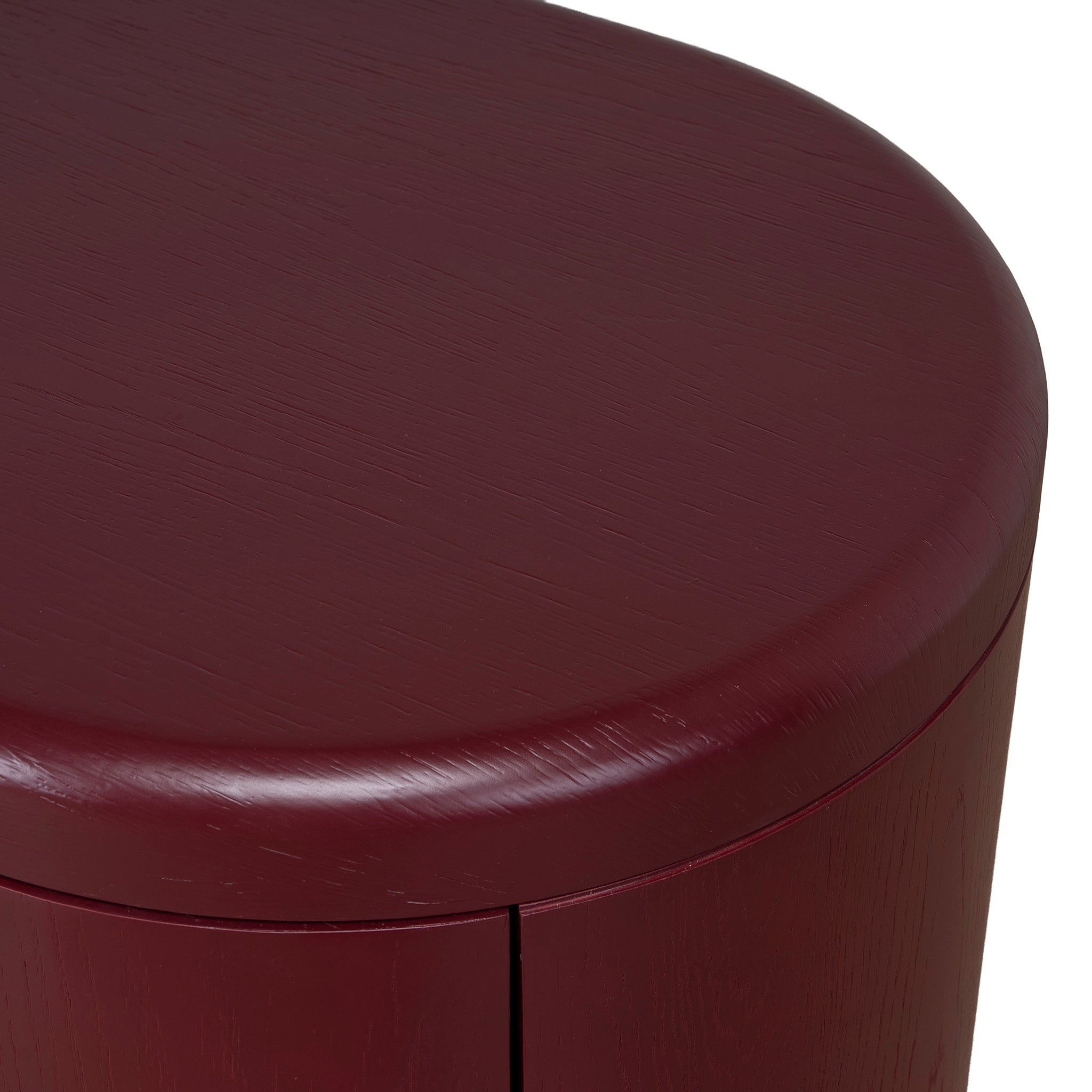 1.9m Office Desk - Burgundy Red