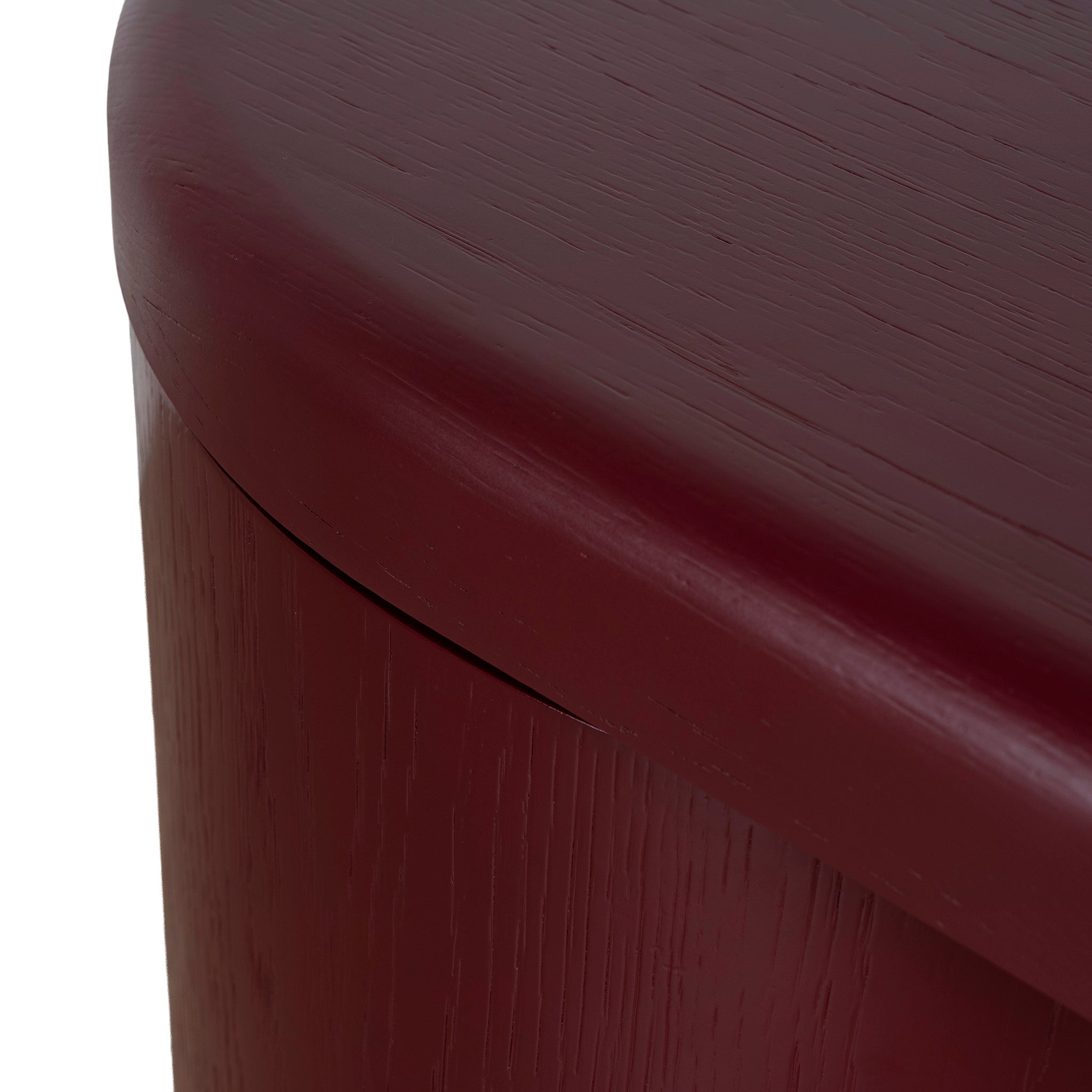 1.9m Office Desk - Burgundy Red