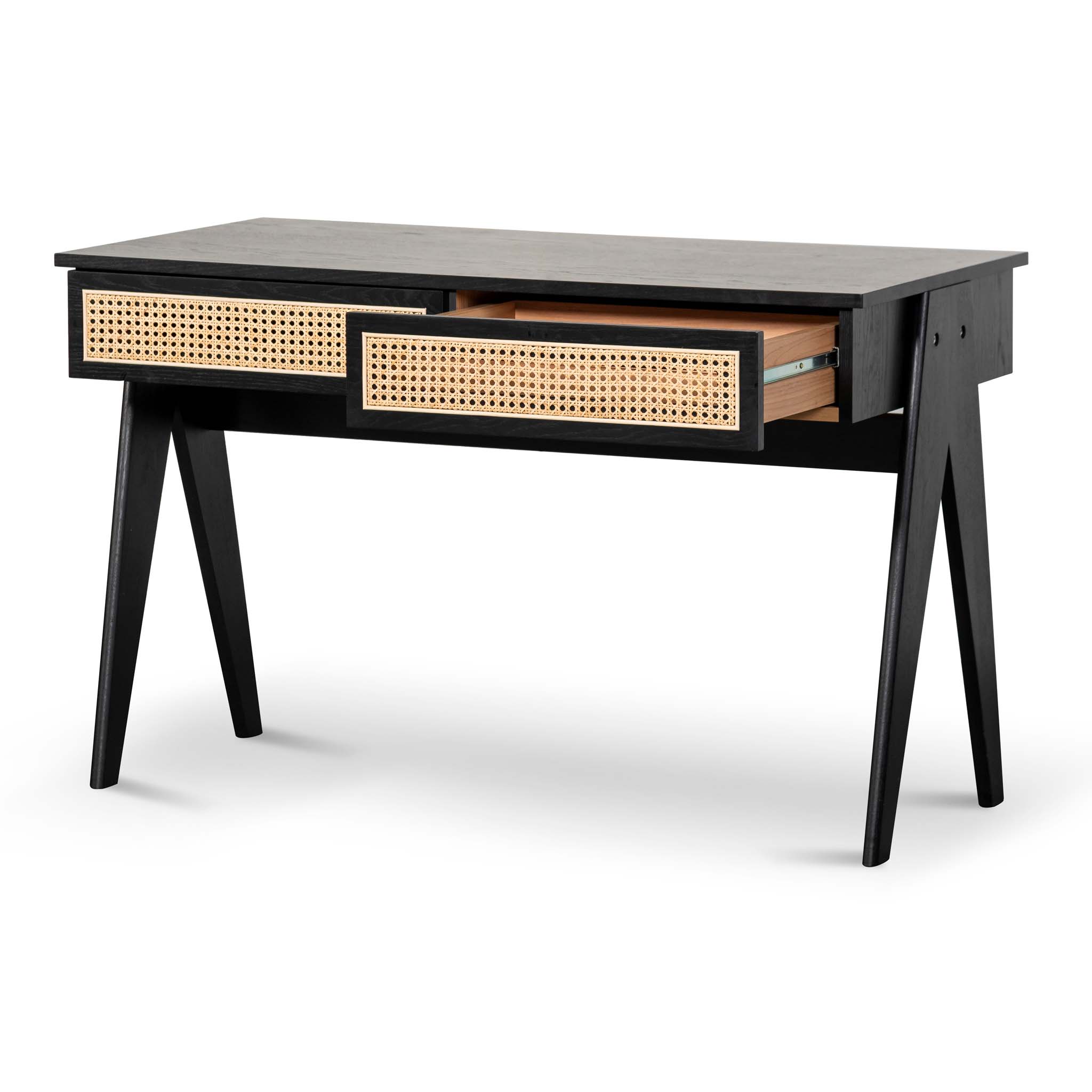 1.2m Milano Home Office Desk - Full Black