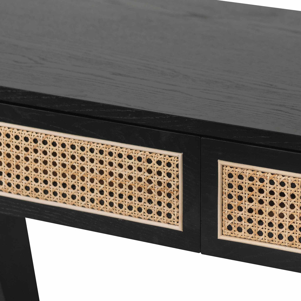 1.2m Milano Home Office Desk - Full Black