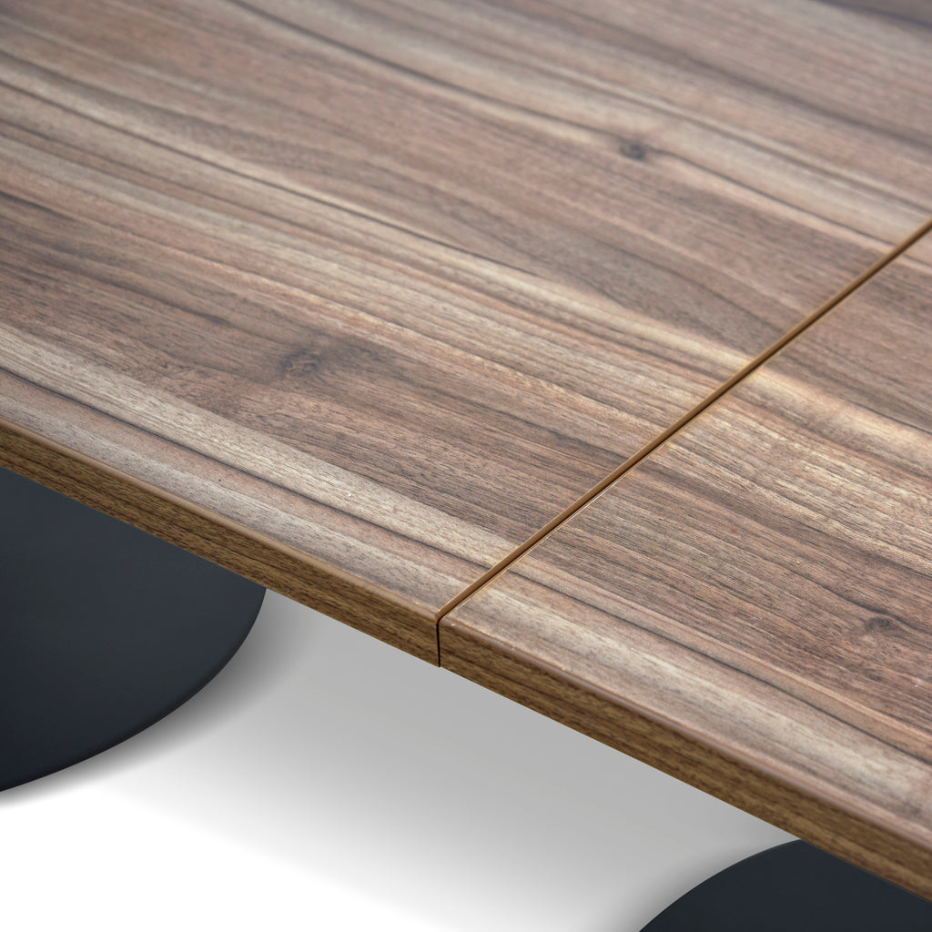 3m Oval Siena Meeting Table - Walnut