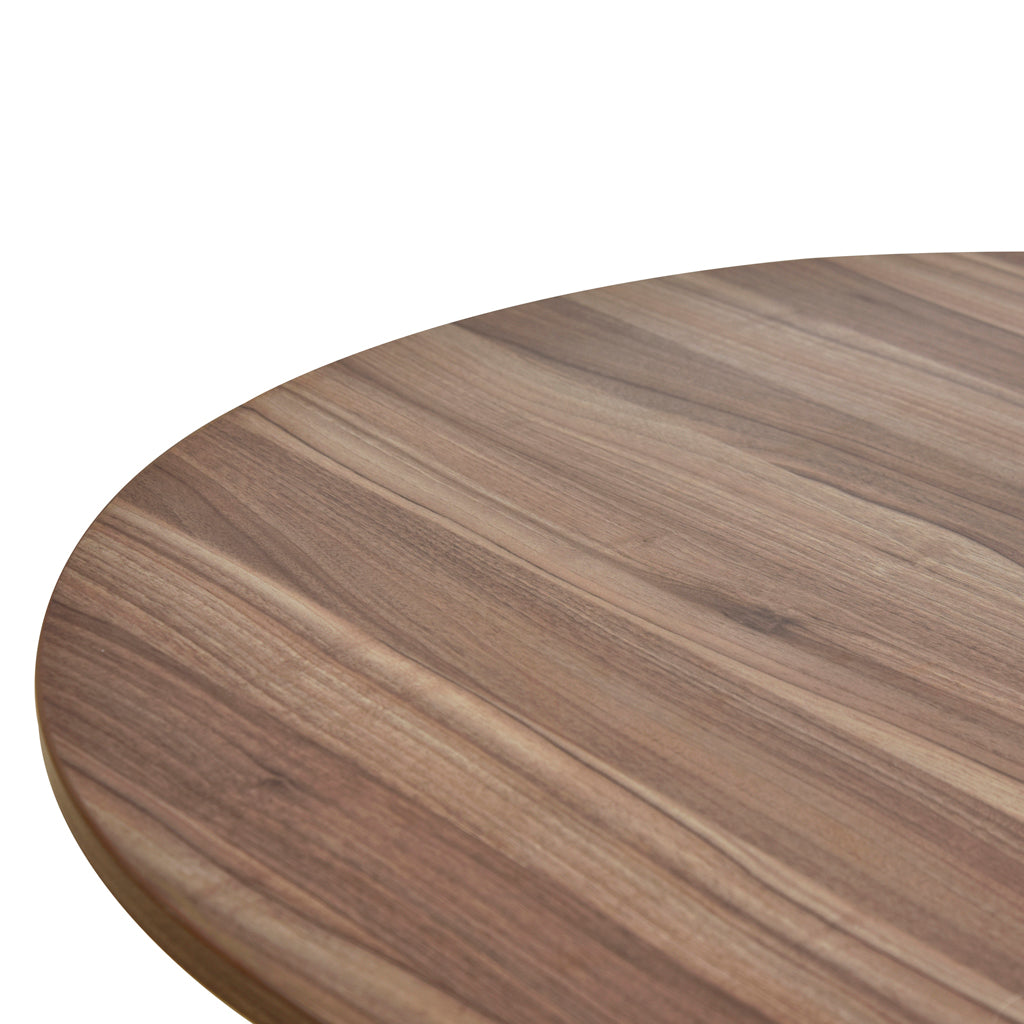 3m Oval Siena Meeting Table - Walnut