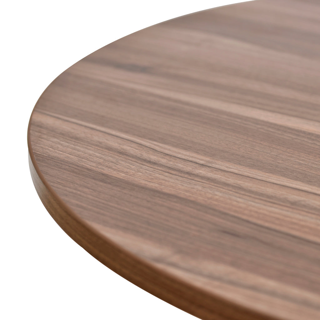 2.4m Oval Siena Meeting Table - Walnut