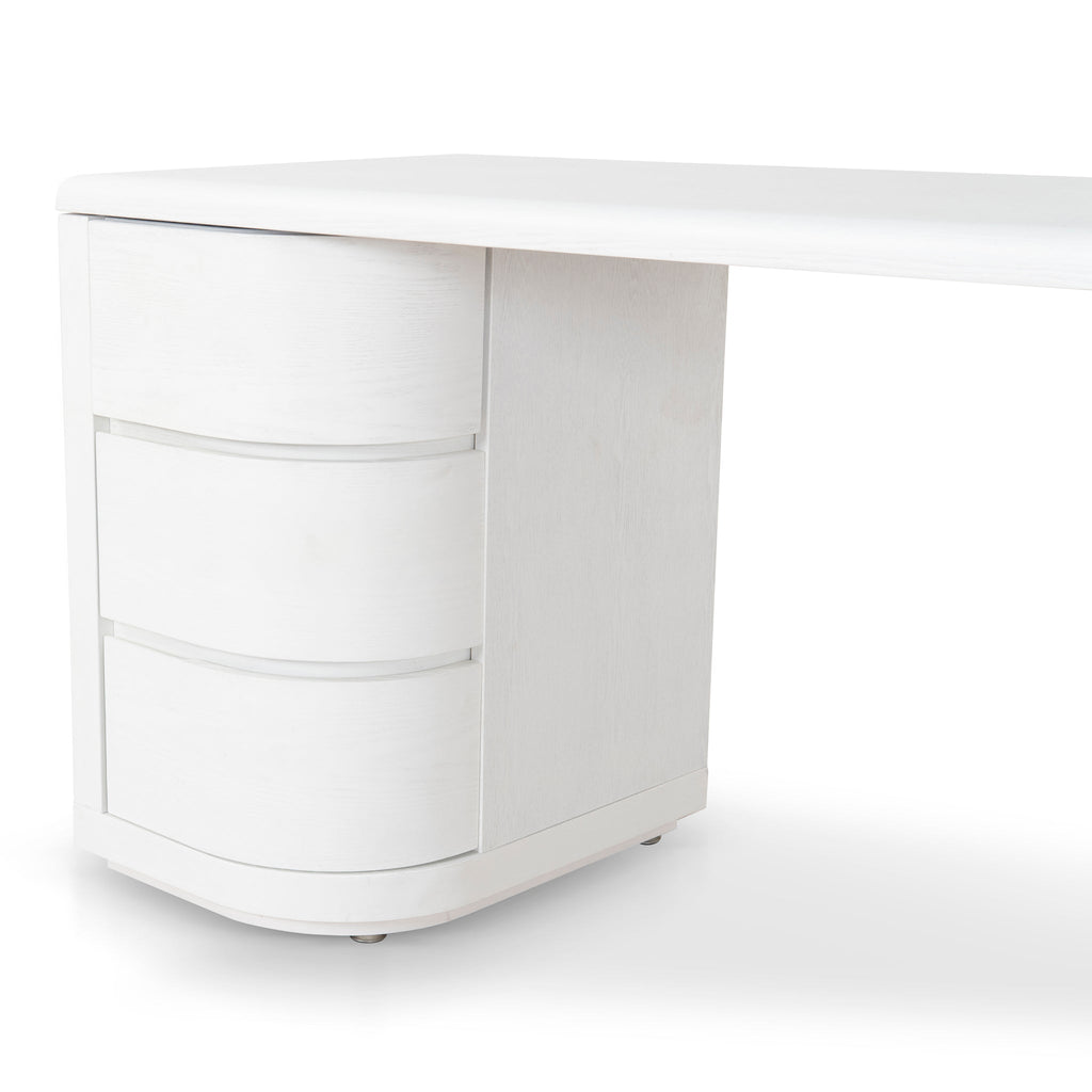 1.6m Office Desk - White