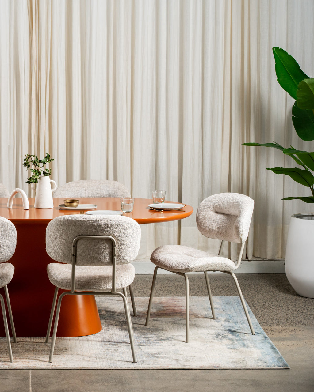 Parvella Dining Chair Pearl (Set of 2)