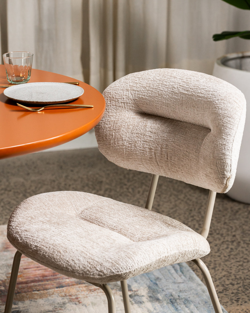 Parvella Dining Chair Pearl (Set of 2)