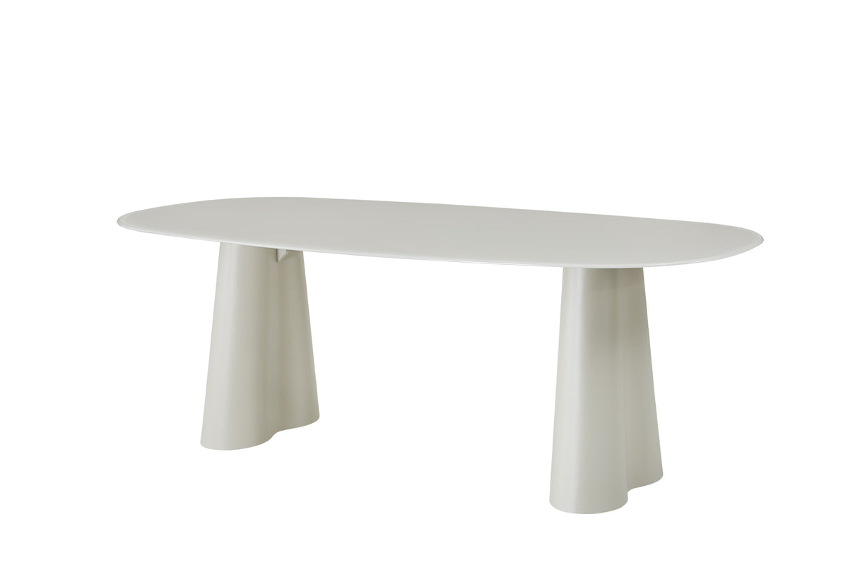 Portiva Dining Table Matte Tofu