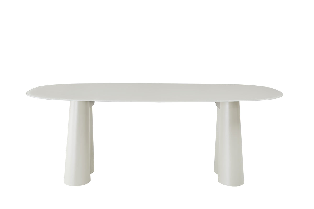 Portiva Dining Table Matte Tofu