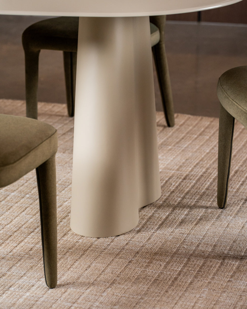 Portiva Dining Table Matte Tofu