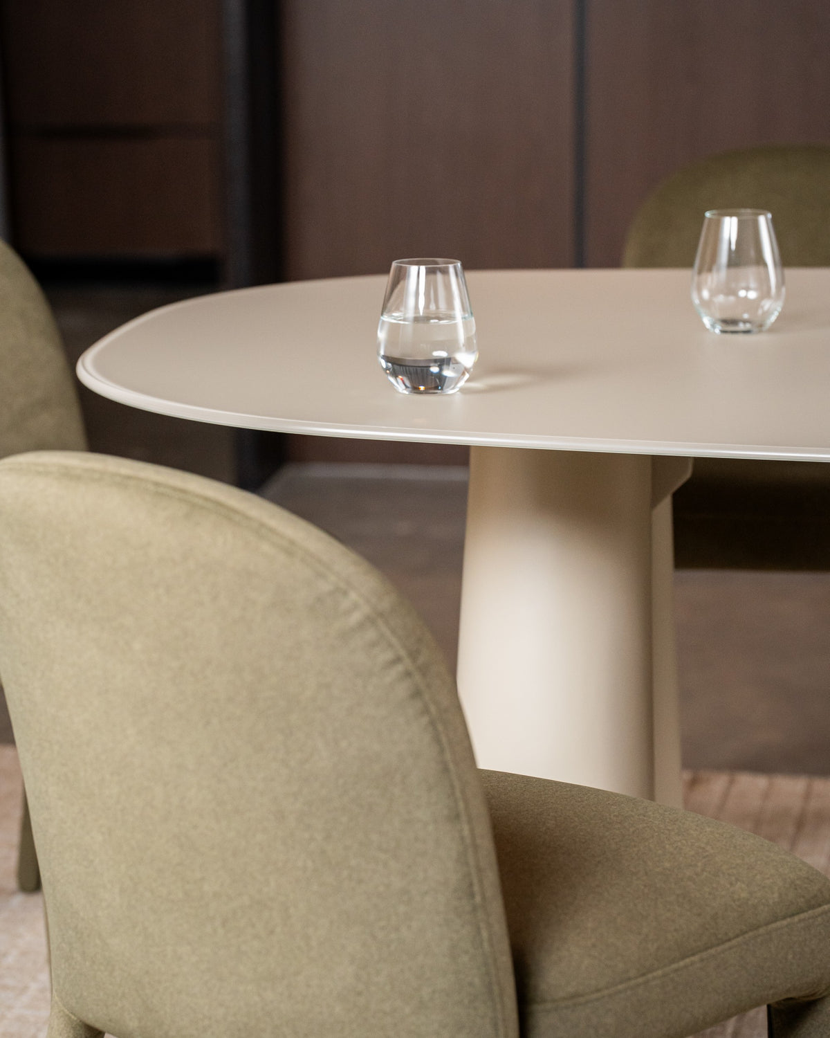 Portiva Dining Table Matte Tofu