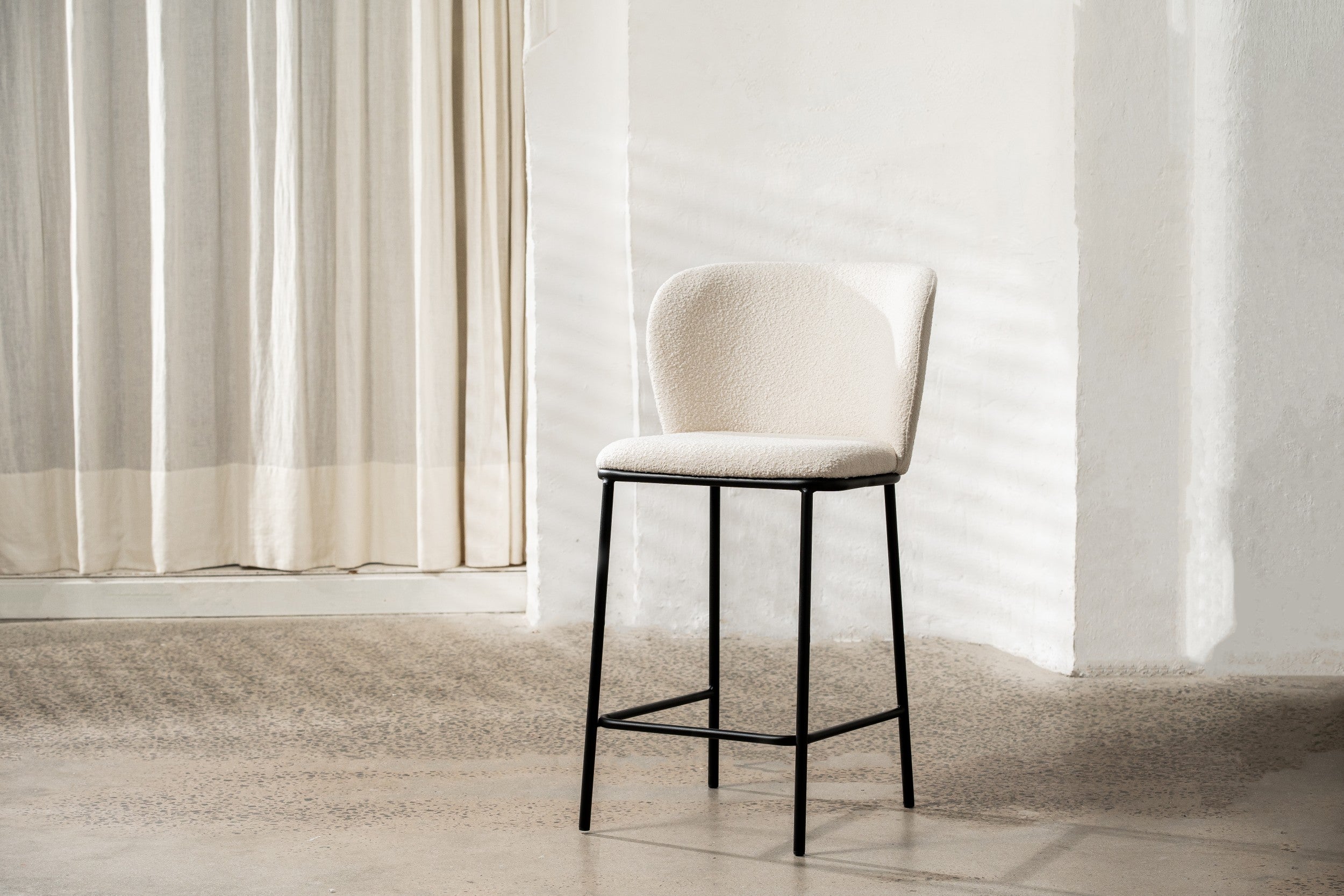 Arctic Bar Stool White (Set of 2)