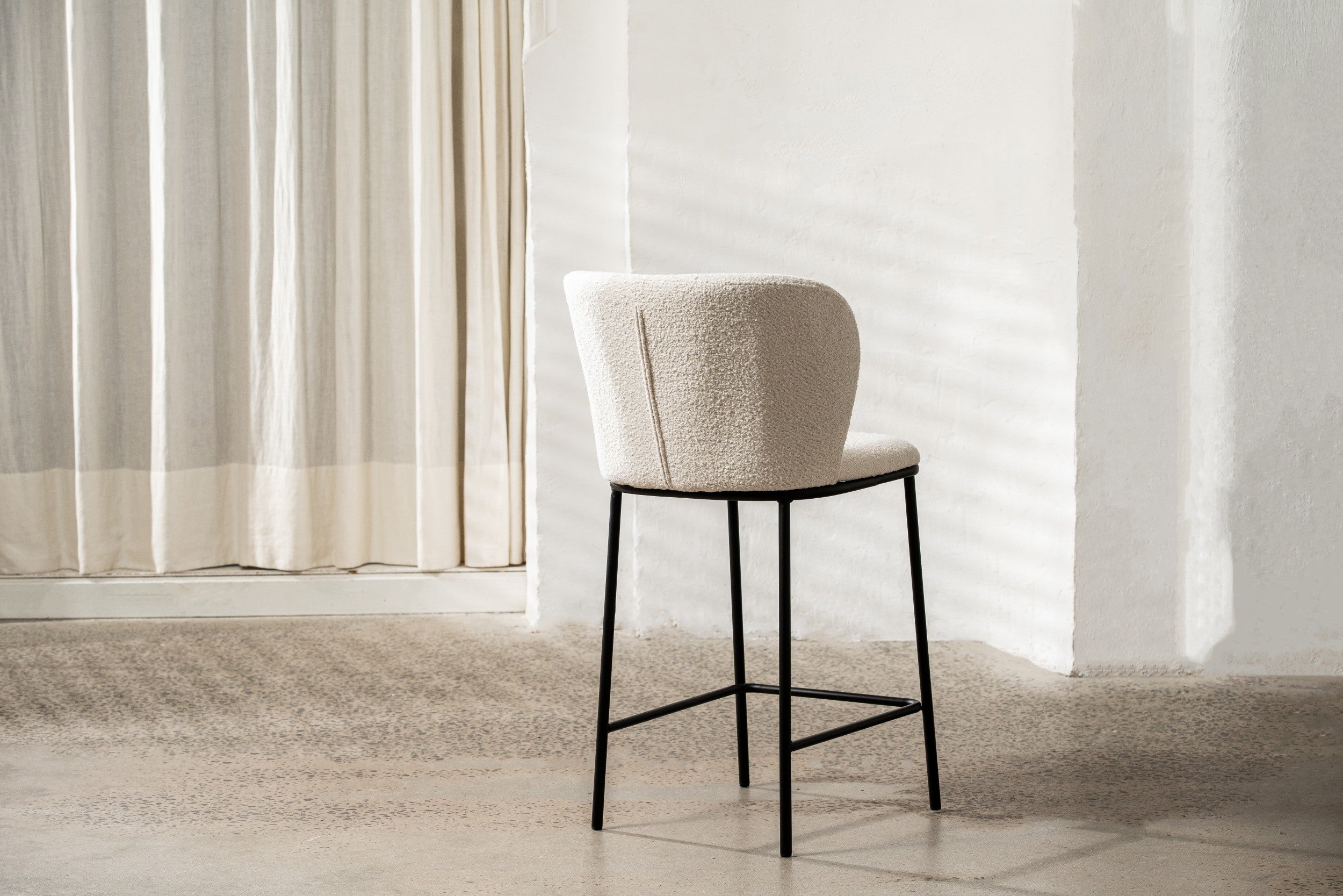 Arctic Bar Stool White (Set of 2)