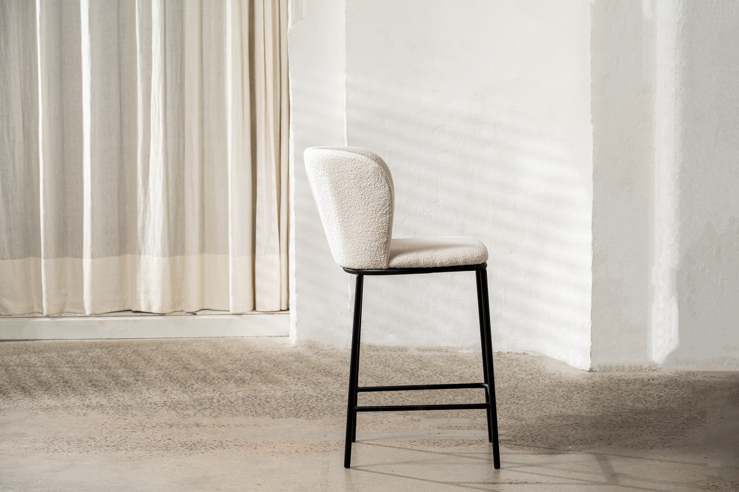 Arctic Bar Stool White (Set of 2)