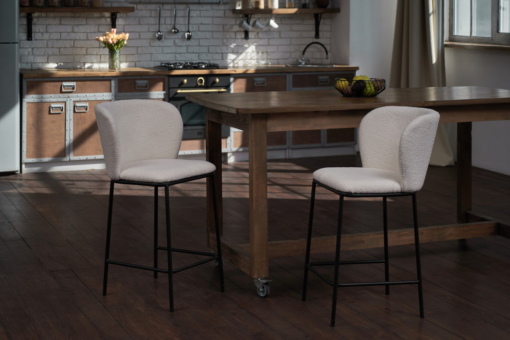 Arctic Bar Stool White (Set of 2)