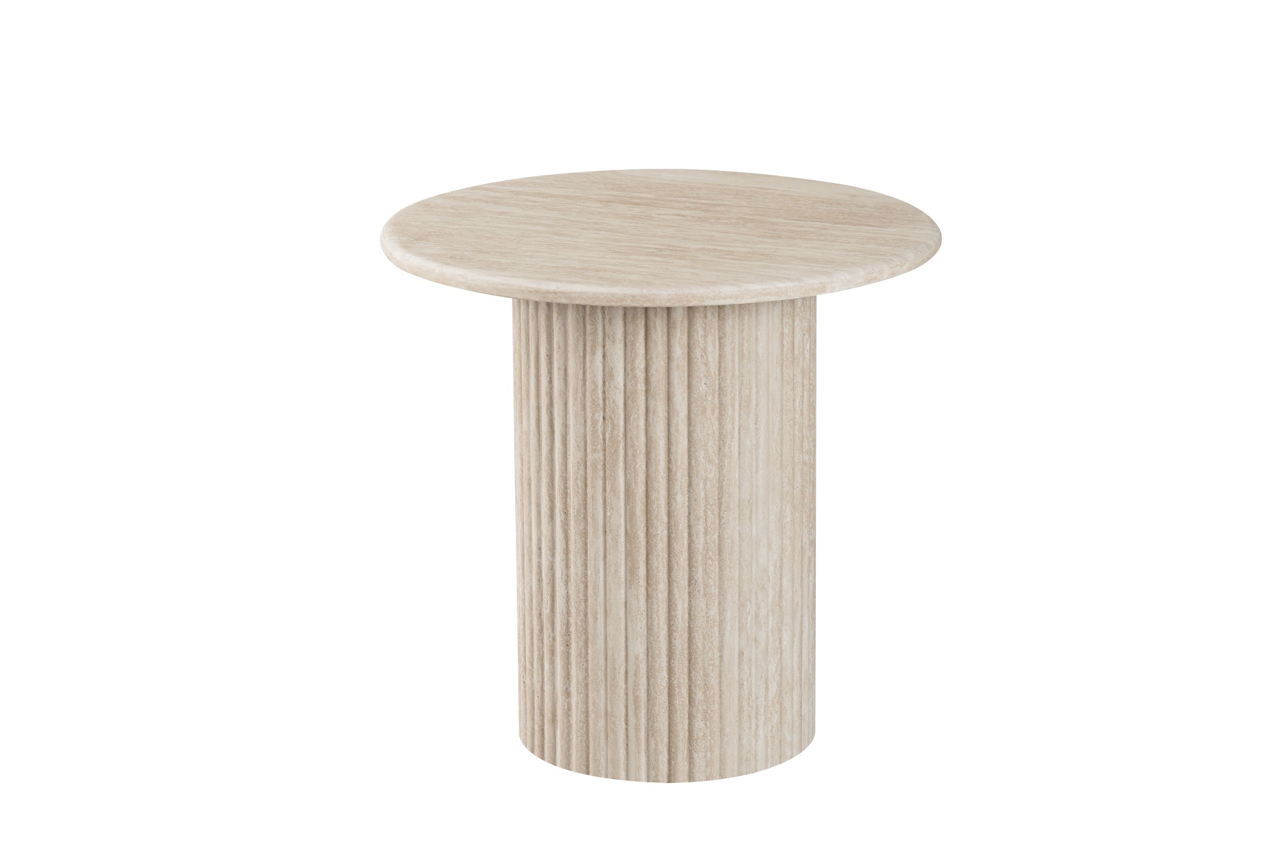 Vesper Side Table Travertine