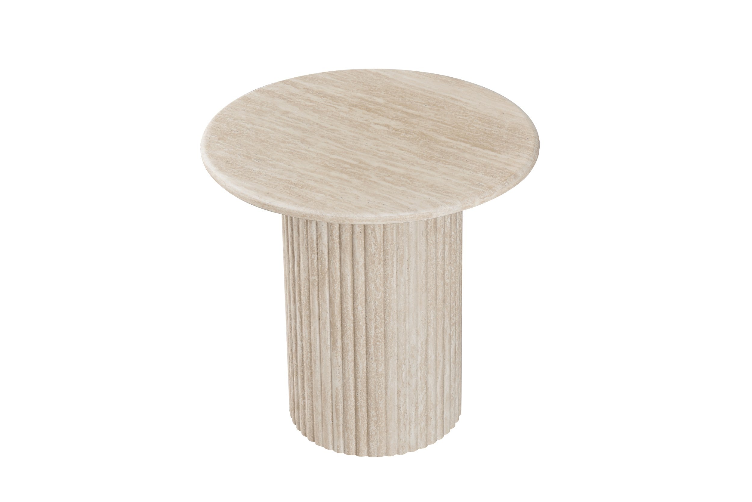 Vesper Side Table Travertine