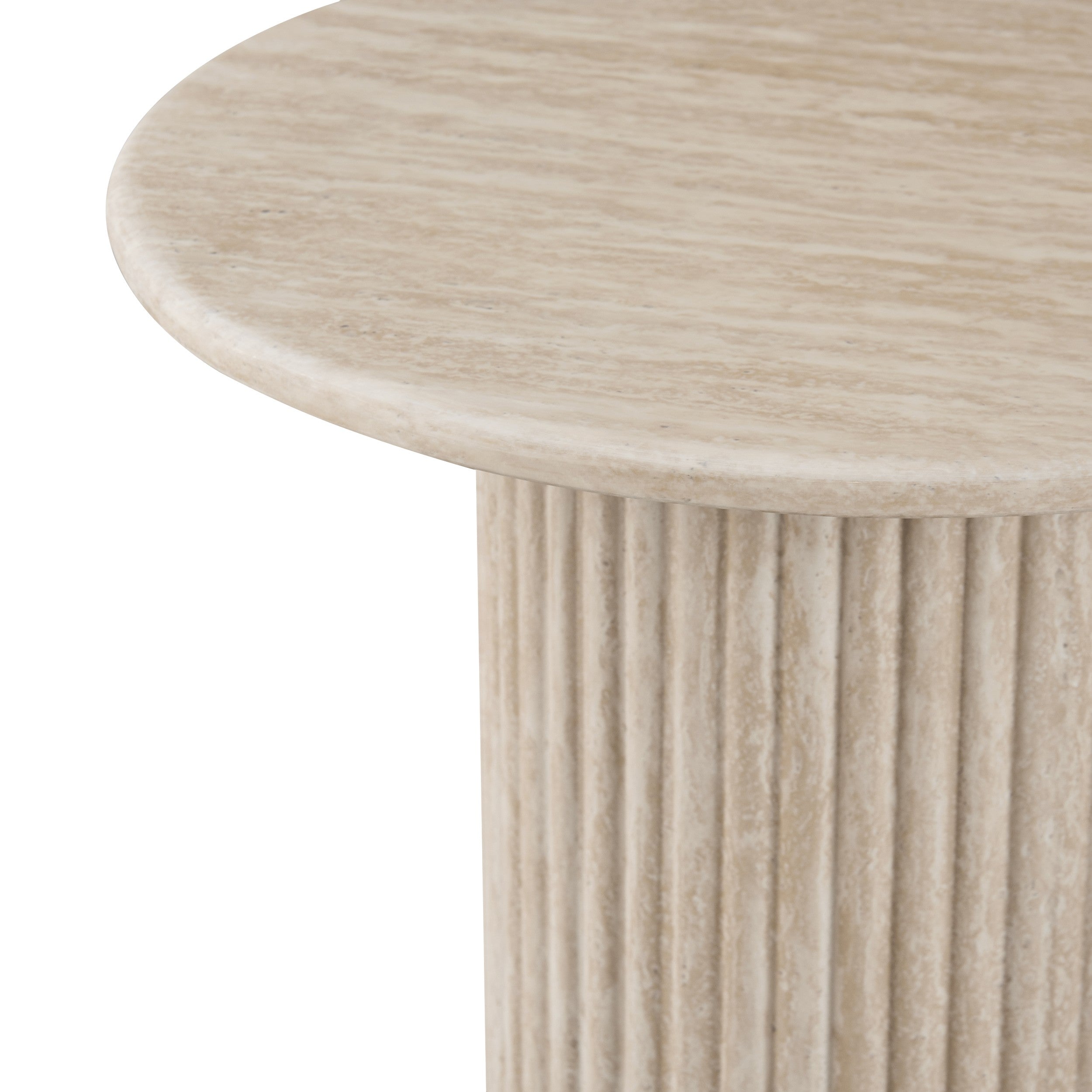 Vesper Side Table Travertine