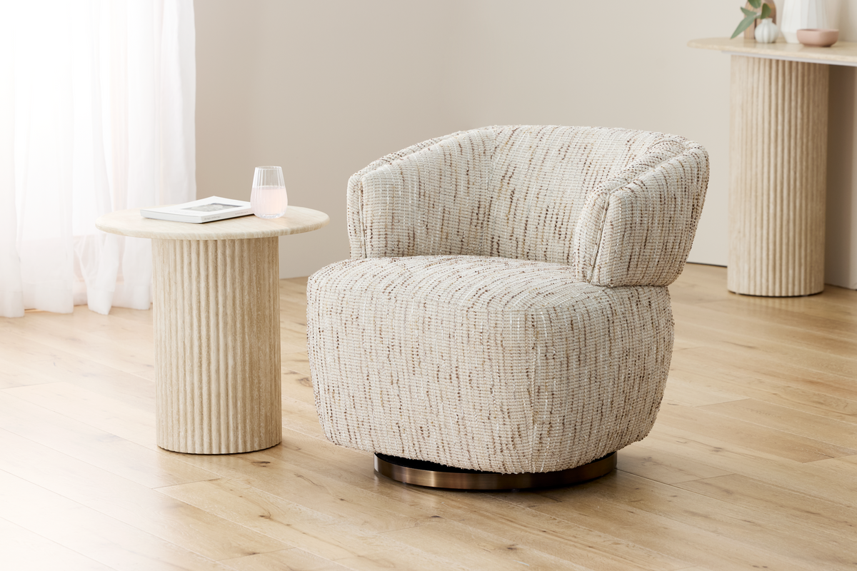 Pomerra Side Table Travertine