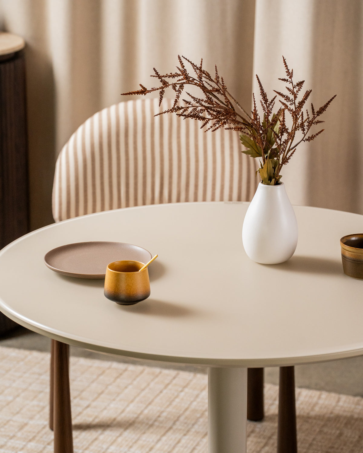 Posvella Dining Table Matte Tofu