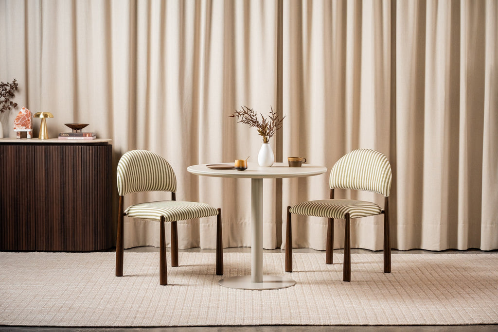 Elaris Dining Chair Moss / Walnut