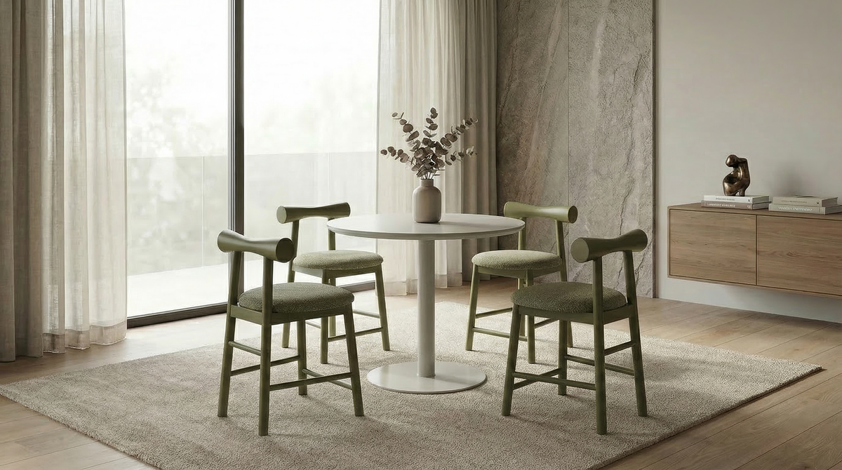 Posvella Dining Table Matte Tofu